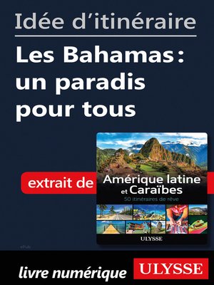 cover image of Idée d'itinéraire--Les Bahamas